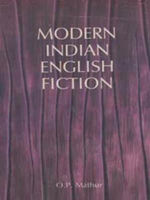 cover image of Modern Indian English Fiction